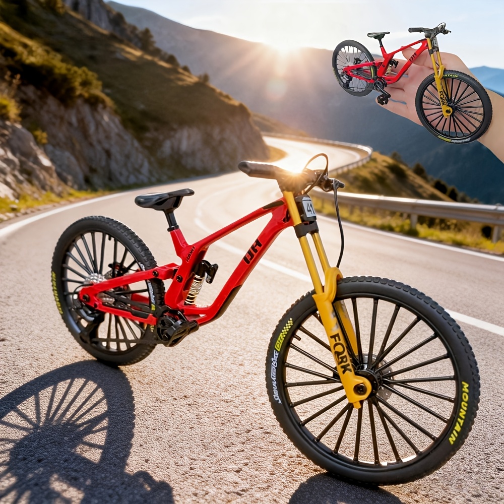 Mountain Biking Downhill - Miniaturowy model roweru ze stopu metalu