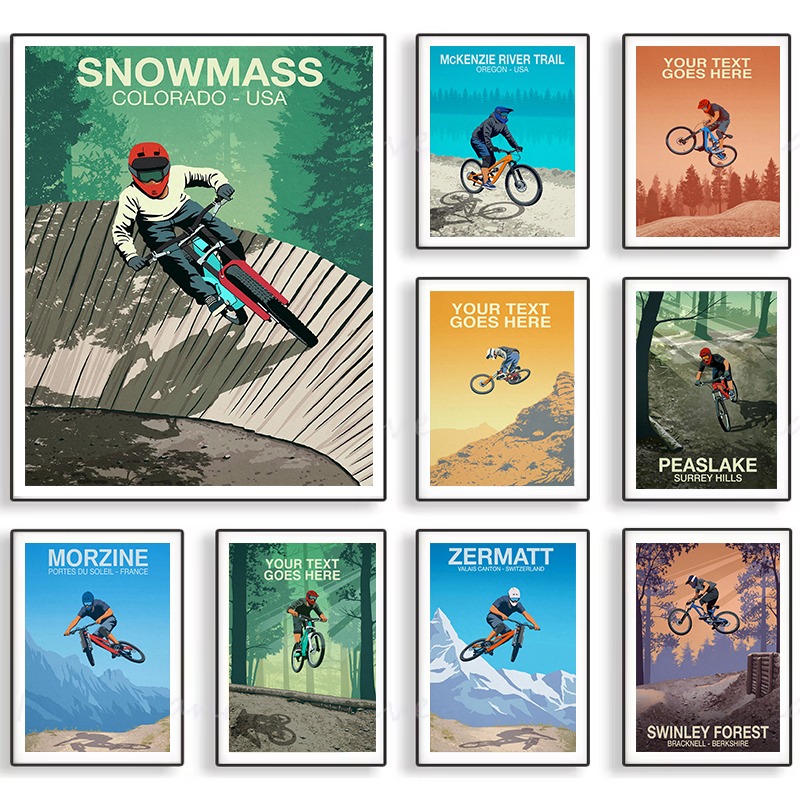 Mountain Bike Trail Poster Sno – Mountain Biking Pictures recenzja i cena