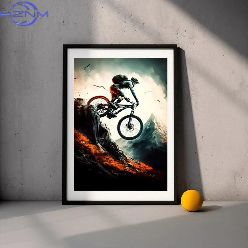 Plakaty i grafiki z nowoczesny – Mountain Biking Pictures recenzja i cena