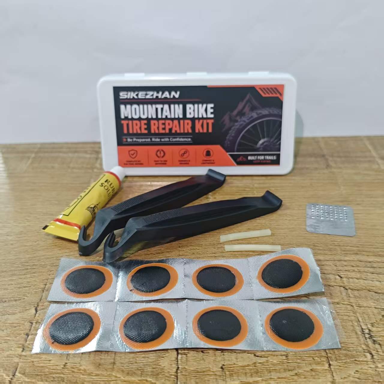 Zestaw do naprawy dętek rowero – Mountain Biking Kit recenzja i cena
