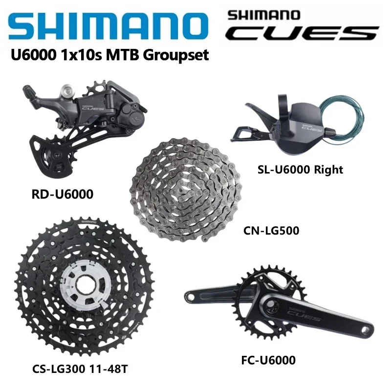 Zestaw CUES U6000 SL-U6000 1x1 – Mountain Biking Kit recenzja i cena